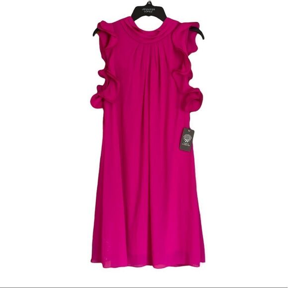 Vince Camuto Chiffon dress Size 18 - Picture 4 of 11